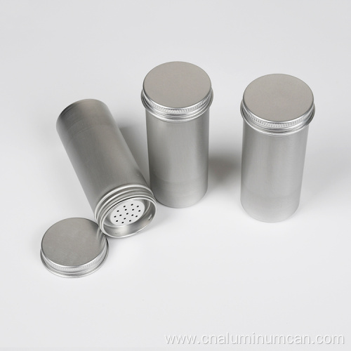 food can aluminum jars with screw cap